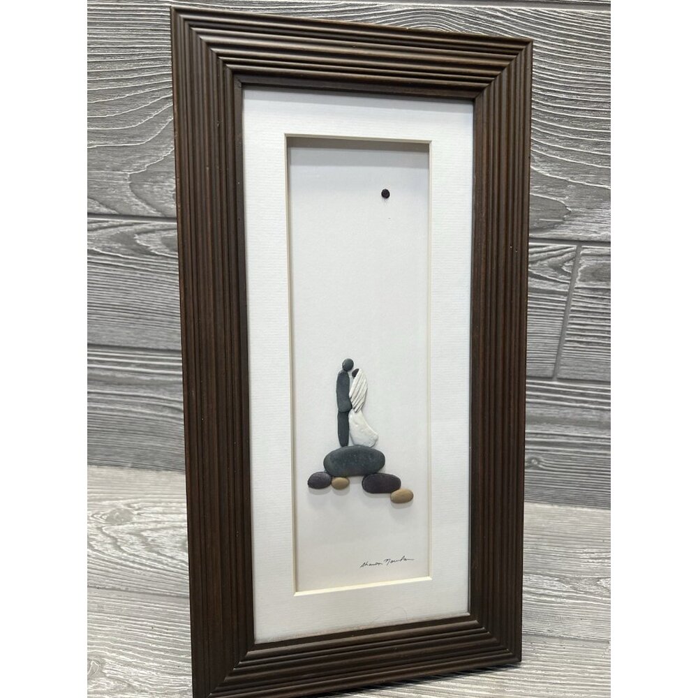 Sharon Nowlan From This Moment Framed Picture 3D Wood Stone Wedding Demdaco